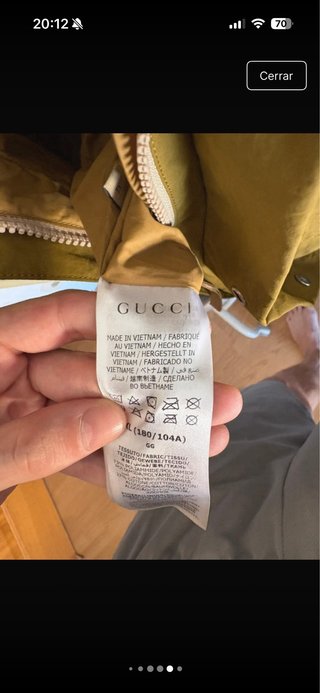 Parka Gucci x The North Face Beige/Verde