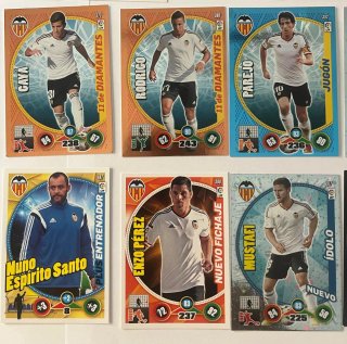Cromos de fútbol Valencia CF Adrenalyn XL 2014-15