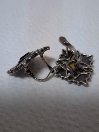 Pendientes Plata 925 Ley Antiguos