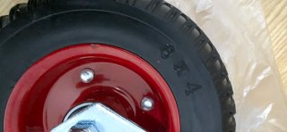 Rueda giratoria industrial 8x4