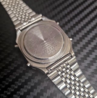 Rare Vintage Citizen Seven Retro Digital Watch LCD