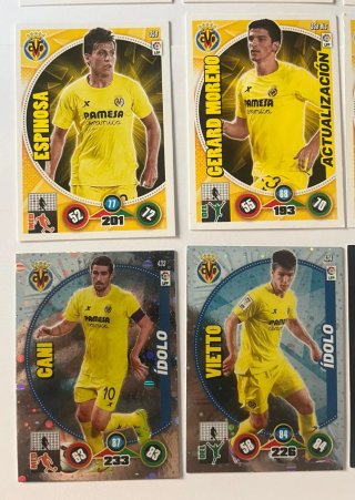 Cromos de fútbol Villarreal CF Adrenalyn 2014-15