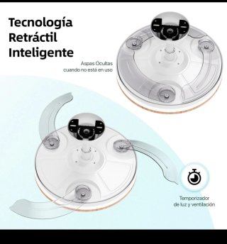 Ventilador de techo con luz nuevo