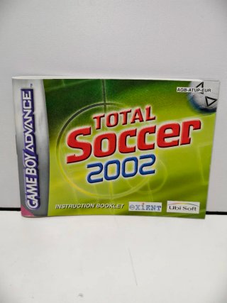 Manual Total Soccer 2002 GameBoy Advance
