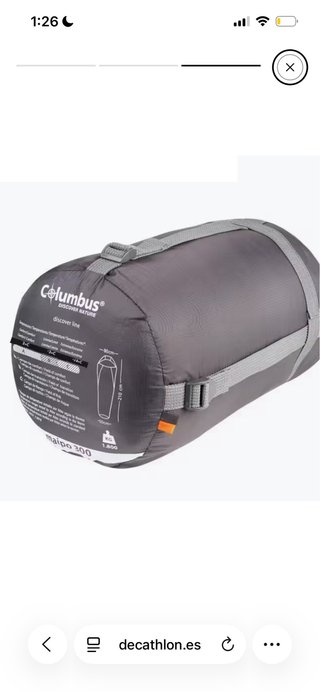 Saco dormir Columbus Maipo 300g
