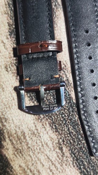 Cinturino IWC Portofino 20mm in pelle marrone