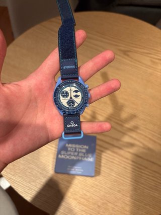 Omega x Swatch Moonwatch Azul