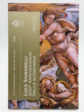 Moeda 2 Euros São Marino 2023 BU Coincard