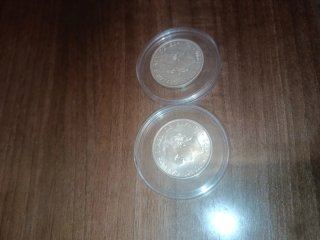 2 Monedas 2000 Pesetas Plata