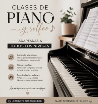 Clases de piano!