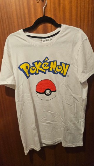 Maglia Pokemon Taglia L Bianca