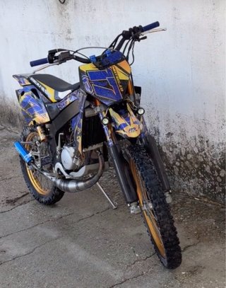Rieju MRX Pro Enduro/Motocross Azul y Dorado