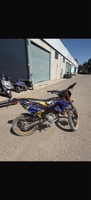 Rieju MRX Pro Enduro/Motocross Azul y Dorado