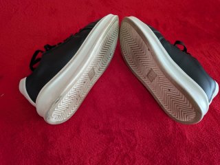 Zara Zapatillas Hombre negras piel