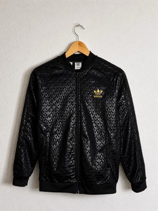 Chandal Adidas Monograma Negra/Dorada XS