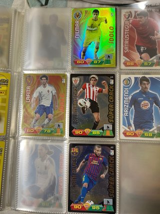 Adrenalyn 2011-12 cromos de futbol