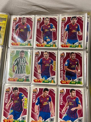 Adrenalyn 2011-12 cromos de futbol