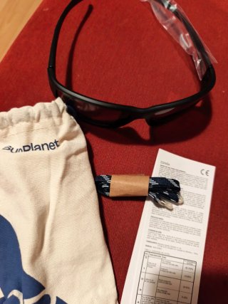 Gafas de Sol Sun Planet Hombre Negras