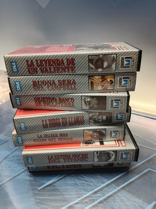 7 vhs, películas, Colección el cine de siempre