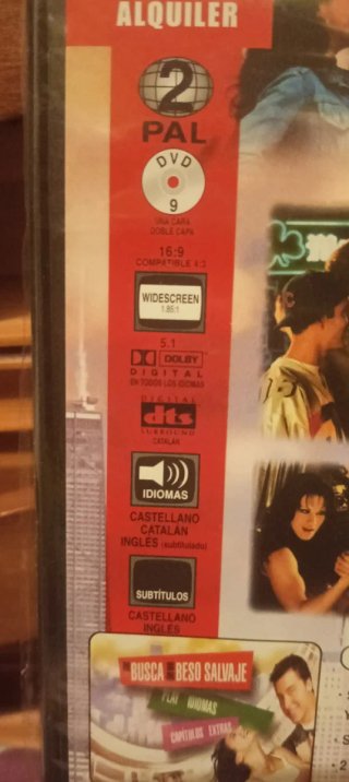 DVD En Busca de un Beso Salvaje