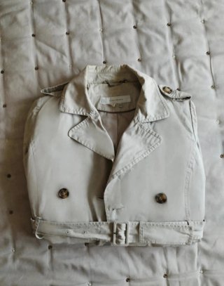 Gabardina Zara Beige