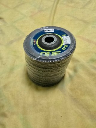 Pack 10 Discos Lija Tyrolit ONE 125mm G40 Nuevos
