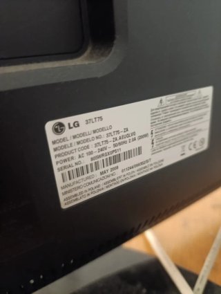 Televisor LG Negro 37"