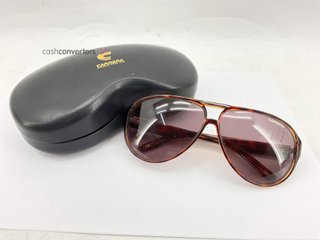 gafas de sol caballero/unisex carrera aviador carey/havana