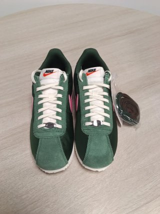 Nike Cortez Mujer Verde y Rosa