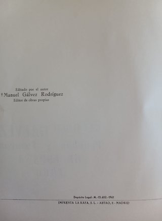 Catálogo Gálvez Pruebas y Ensayos España 1960