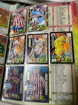 Adrenalyn 2016-2017 cromos de fútbol