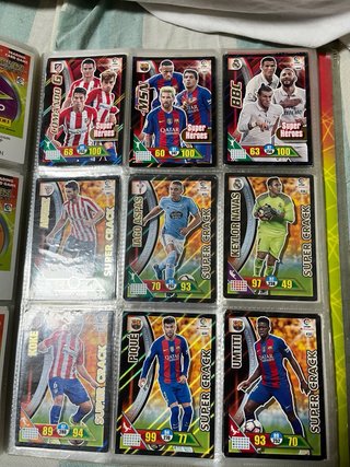 Adrenalyn 2016-2017 cromos de fútbol