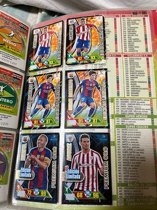 Adrenalyn 2016-2017 cromos de fútbol