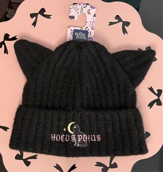 Gorro Disney Hocus Pocus Negro Orejas Gato