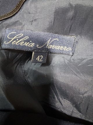 Vestido Silvia Navarro azul talla 42