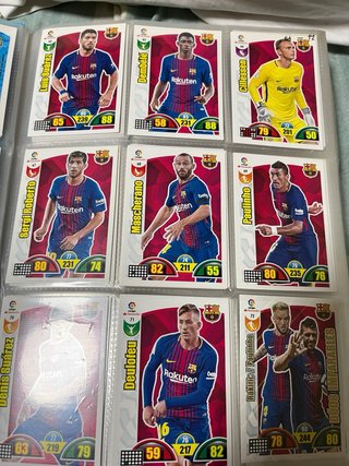 Adrenalyn LaLiga  2017-18 cromos de fútbol
