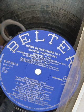 disco, LP, Juanito Valderrama - Historia Del Cante Flamenco Vol. II (LP, Comp)