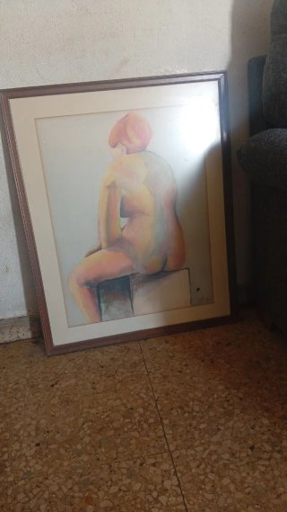 Cuadro de figura femenina 1984