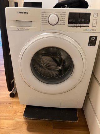Lavadora Samsung ecobubble 8kg