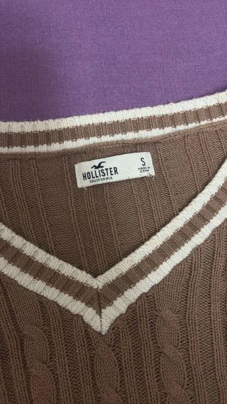 Jersey Hollister Cable Knit Talla S