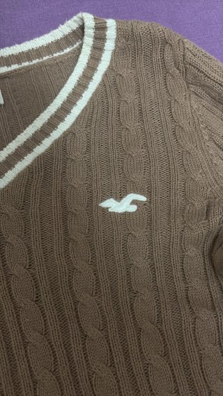 Jersey Hollister Cable Knit Talla S