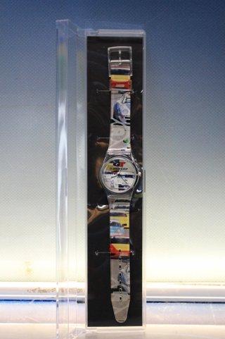 02. Reloj de pulsera publicidad Dunlop GT, Watch Log.