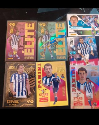 Lote Tarjetas Fútbol Oyarzabal Panini