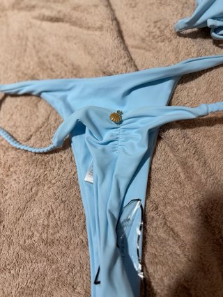 Conjunto bikini mujer talla L Celeste