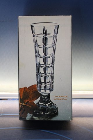 Jarrón, violetero cristal D'arques. Soliflor.