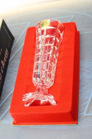 Jarrón, violetero cristal D'arques. Soliflor.