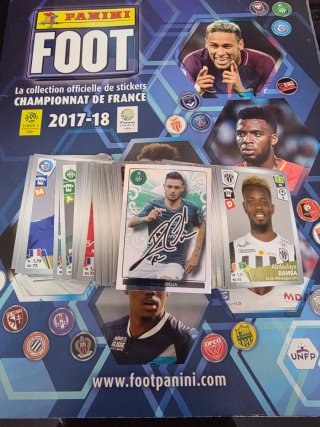 Figurine Panini Foot Championnat France 2017-18