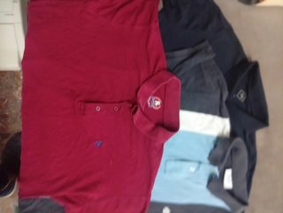 Lote 5 Polos Manga Corta Hombre Talla L/XL