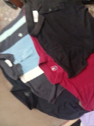 Lote 5 Polos Manga Corta Hombre Talla L/XL