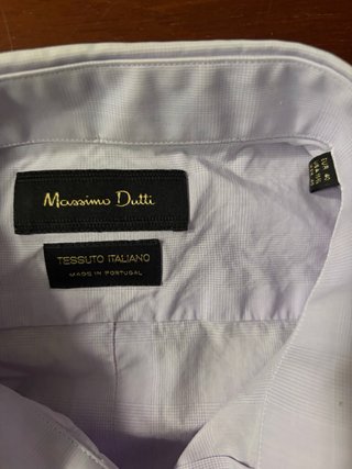 Camisa Massimo Dutti Morada Talla M
